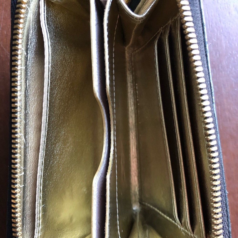 Michael Kors Black Python Zip Wallet - image 5